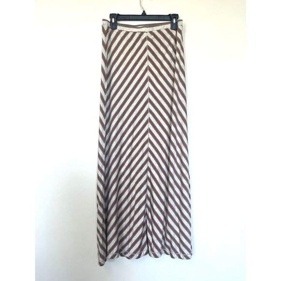 MLLP Comfortable Relaxed Striped Maxi Skirt L - Picture 7 of 8